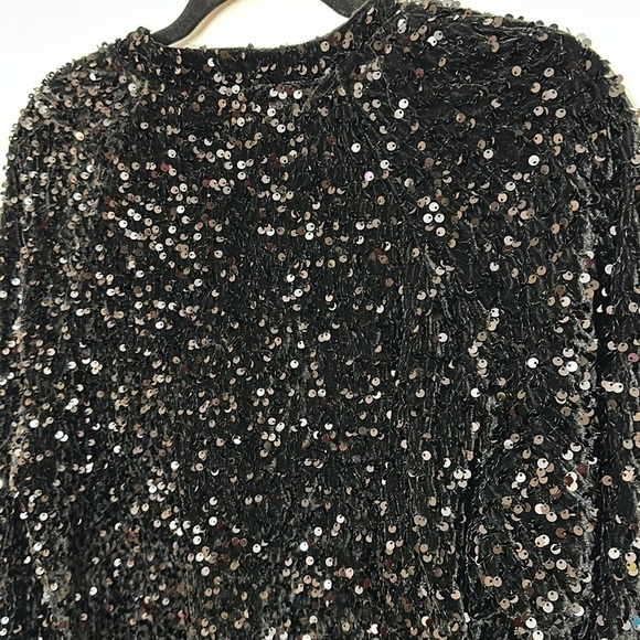 Torrid 1 SEQUIN CROP JACKET - Picture 13 of 14